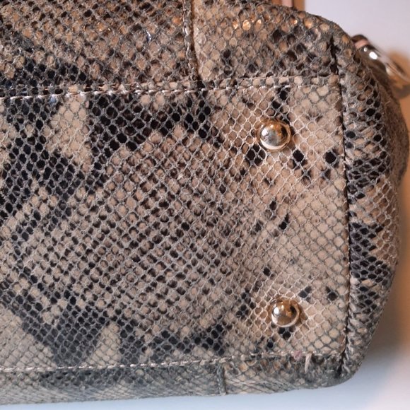 Michael Kors Jet Set Snake Print Python Leather Tote Bag - Picture 5 of 13